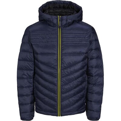 Jack & Jones, Herren, Winterjacken, Jjehero Puffer Hood Noos, Blau, (S) Jack & Jones, Herren, Winterjacken, Jjehero Puffer Hood Noos, Blau, (S)