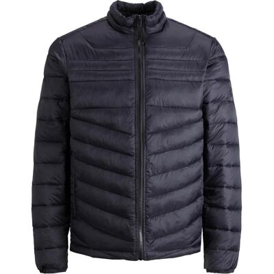 Jack & Jones, Herren, Winterjacken, Leichte High Neck Wattierte Jacke, Schwarz, (M) Jack & Jones, Herren, Winterjacken, Leichte High Neck Wattierte Jacke, Schwarz, (M)
