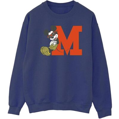 Disney Herren, Pullover, Mickey Mouse Leopard Trousers Sweatshirt, Blau, (XL) Disney Herren, Pullover, Mickey Mouse Leopard Trousers Sweatshirt, Blau, (XL)
