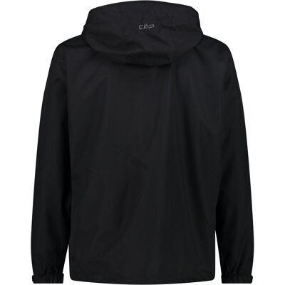 CMP Campagnolo, Herren, Regenjacken, Hoodie Button Rain, Schwarz, (54, XXL) CMP Campagnolo, Herren, Regenjacken, Hoodie Button Rain, Schwarz, (54, XXL)