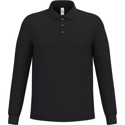 iDeal Basic, Herren, Shirts, Langärmeliges Polo-Shirt, Schwarz, (XXL) iDeal Basic, Herren, Shirts, Langärmeliges Polo-Shirt, Schwarz, (XXL)