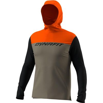 Dynafit Herren, Pullover, Traverse Sun Hoody M, Schwarz, Braun, (L) Dynafit Herren, Pullover, Traverse Sun Hoody M, Schwarz, Braun, (L)