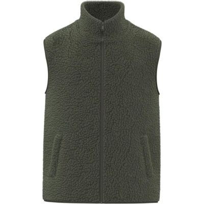 Spasso, Herren, Westen, Weste aus Sherpa ohne Ärmel, Grün, (3XL) Spasso, Herren, Westen, Weste aus Sherpa ohne Ärmel, Grün, (3XL)