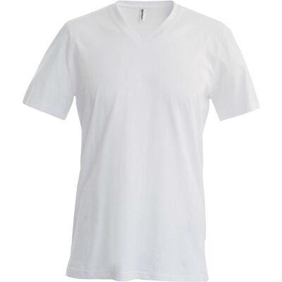 Kariban, Herren, Shirts, V-Ausschnitt blanc, Weiss, (4XL) Kariban, Herren, Shirts, V-Ausschnitt blanc, Weiss, (4XL)