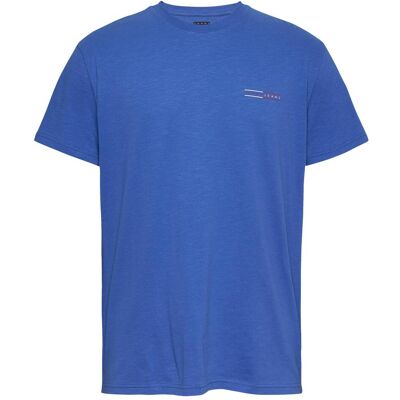 Tommy Jeans, Herren, Shirts, Tjm Reg Graphic Slub Tee Ext, Blau, (S) Tommy Jeans, Herren, Shirts, Tjm Reg Graphic Slub Tee Ext, Blau, (S)