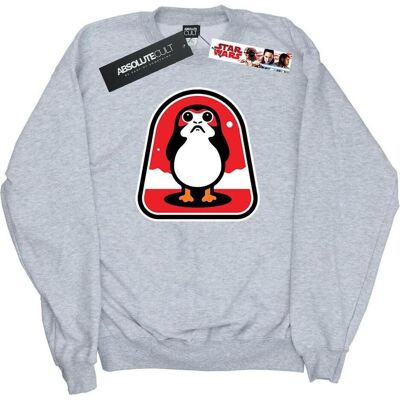 Star Wars, Herren, Pullover, The Last Jedi Porgs Badge Sweatshirt, Grau, (XL) Star Wars, Herren, Pullover, The Last Jedi Porgs Badge Sweatshirt, Grau, (XL)