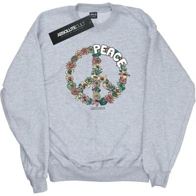 Woodstock, Herren, Pullover, Floral Peace Sweatshirt, Grau, (XL) Woodstock, Herren, Pullover, Floral Peace Sweatshirt, Grau, (XL)