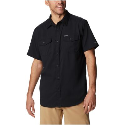 Columbia, Herren, Hemden, Utilizer II Solid Kurzärmeliges Hemd für Herren, Schwarz, (L) Columbia, Herren, Hemden, Utilizer II Solid Kurzärmeliges Hemd für Herren, Schwarz, (L)