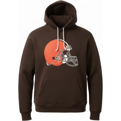 Fanatics, Herren, Pullover, NFL Cleveland Browns Hoodie Herren Kapuzenpullover Gr. L, Braun, (L) Fanatics, Herren, Pullover, NFL Cleveland Browns Hoodie Herren Kapuzenpullover Gr. L, Braun, (L)