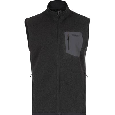Bergans, Herren, Westen, Kamphaug Knitted, Grau, (S) Bergans, Herren, Westen, Kamphaug Knitted, Grau, (S)