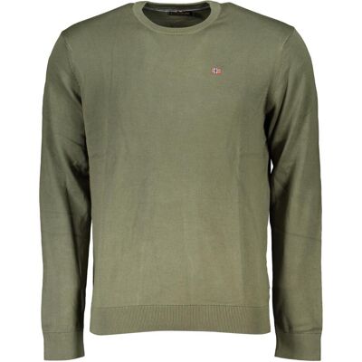 Napapijri, Herren, Pullover, Verde Cotton Men Sweater, Grün, (XL) Napapijri, Herren, Pullover, Verde Cotton Men Sweater, Grün, (XL)