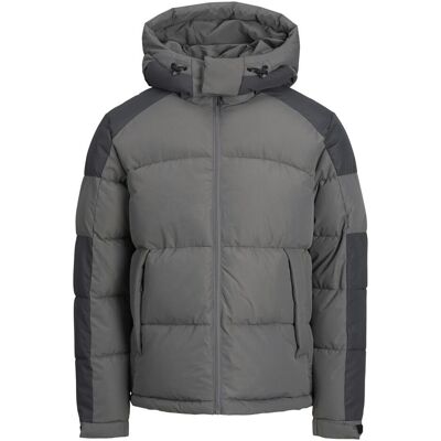 Jack & Jones, Herren, Winterjacken, Jcoaero Puffer Sn, Grau, (M) Jack & Jones, Herren, Winterjacken, Jcoaero Puffer Sn, Grau, (M)