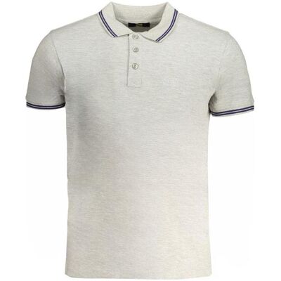 Cavalli Class, Herren, Shirts, Grigio Cotton Men Polo Shirt, Grau, (M) Cavalli Class, Herren, Shirts, Grigio Cotton Men Polo Shirt, Grau, (M)