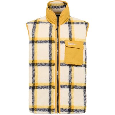 Jack Wolfskin, Herren, Westen, Felslicht Check Vest M, Beige, (L) Jack Wolfskin, Herren, Westen, Felslicht Check Vest M, Beige, (L)