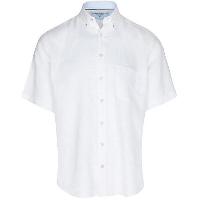 Fynch-Hatton, Herren, Hemden, Leinenhemd Casual Fit, Weiss, (L) Fynch-Hatton, Herren, Hemden, Leinenhemd Casual Fit, Weiss, (L)