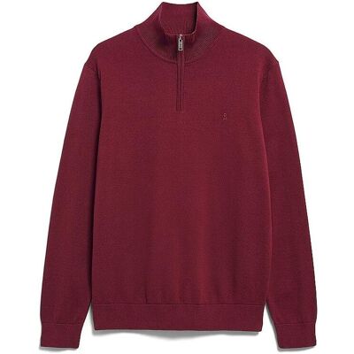 Armedangels, Herren, Pullover, Troyer, Rot, (M) Armedangels, Herren, Pullover, Troyer, Rot, (M)