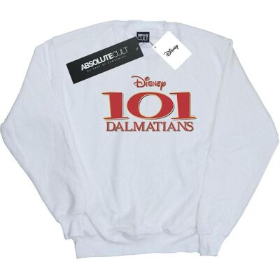 Disney Herren, Pullover, 101 Dalmatians Logo Sweatshirt, Weiss, (5XL) Disney Herren, Pullover, 101 Dalmatians Logo Sweatshirt, Weiss, (5XL)