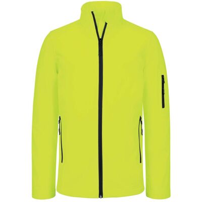KARIBAN Gelbe Softshell-Jacke für Fitness - 4XL KARIBAN Gelbe Softshell-Jacke für Fitness - 4XL