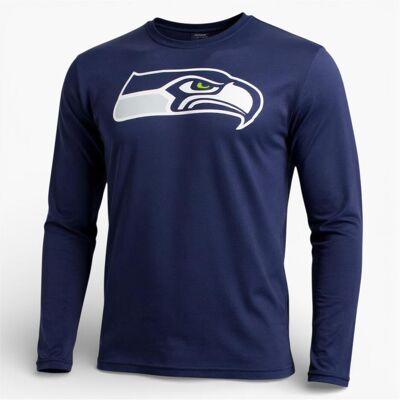 Fanatics, Herren, Shirts, NFL Seattle Seahawks Longsleeve T-Shirt 1568MNVY1ADSSE, Blau, (S) Fanatics, Herren, Shirts, NFL Seattle Seahawks Longsleeve T-Shirt 1568MNVY1ADSSE, Blau, (S)