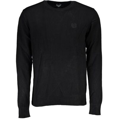 Gian Marco Venturi, Herren, Pullover, Gianmarco Venturi Schwarzer Viskose-Pullover, Schwarz, (M) Gian Marco Venturi, Herren, Pullover, Gianmarco Venturi Schwarzer Viskose-Pullover, Schwarz, (M)