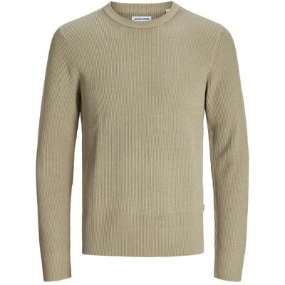 Jack & Jones, Herren, Pullover, Jjeperfect Knit Crew Neck Sn, Grau, (M) Jack & Jones, Herren, Pullover, Jjeperfect Knit Crew Neck Sn, Grau, (M)