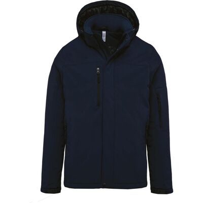 Kariban, Herren, Outdoorjacken, Softshell doublée capuche (3XL), Blau, 3XL Kariban, Herren, Outdoorjacken, Softshell doublée capuche (3XL), Blau, 3XL