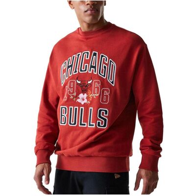 New Era, Herren, Pullover, Oversize NBA Pullover - FLORAL Chicago Bulls rot L, Rot, (L) New Era, Herren, Pullover, Oversize NBA Pullover - FLORAL Chicago Bulls rot L, Rot, (L)