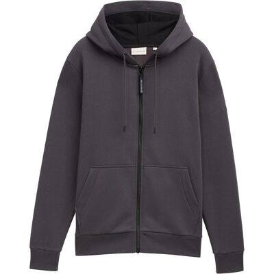 Tom Tailor, Herren, Pullover, Sweatjacke, Grau, (L) Tom Tailor, Herren, Pullover, Sweatjacke, Grau, (L)