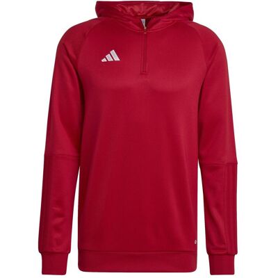 Adidas Herren, Pullover, Tiro 23 1/4 Zip Kapuzenpullover Herren, Rot, (L) Adidas Herren, Pullover, Tiro 23 1/4 Zip Kapuzenpullover Herren, Rot, (L)