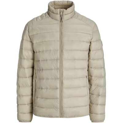 Jack & Jones, Herren, Winterjacken, Jjebradley Light Puffer Collar Noos, Grau, Beige, (L) Jack & Jones, Herren, Winterjacken, Jjebradley Light Puffer Collar Noos, Grau, Beige, (L)