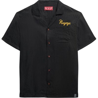 Superdry, Herren, Hemden, Merchant Suika Hemd, Schwarz, (S) Superdry, Herren, Hemden, Merchant Suika Hemd, Schwarz, (S)