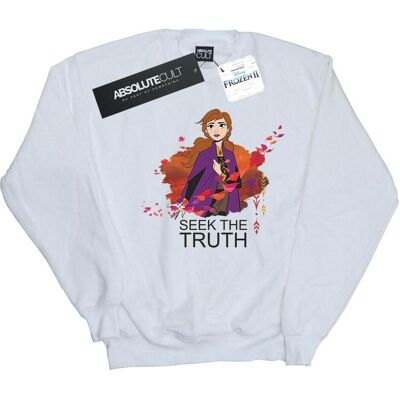 Disney Herren, Pullover, Frozen 2 Anna Seek The Truth Wind Sweatshirt, Weiss, (4XL) Disney Herren, Pullover, Frozen 2 Anna Seek The Truth Wind Sweatshirt, Weiss, (4XL)