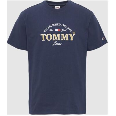 Tommy Hilfiger Herren, Shirts, Tommy Jeans TJM CLSC MODERN PREP Front Logo - L, Blau, (L) Tommy Hilfiger Herren, Shirts, Tommy Jeans TJM CLSC MODERN PREP Front Logo - L, Blau, (L)