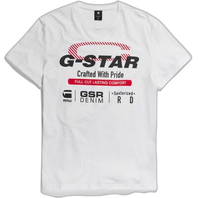 G-Star, Herren, Shirts, t-shirt, Weiss, (M) G-Star, Herren, Shirts, t-shirt, Weiss, (M)