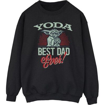 Star Wars, Herren, Pullover, Mandalorian Yoda Dad Sweatshirt, Schwarz, (S) Star Wars, Herren, Pullover, Mandalorian Yoda Dad Sweatshirt, Schwarz, (S)