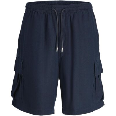 Jack & Jones, Herren, Shorts, Jpstkarl Jjnate Linen Ble Cargo Shor Pls, Blau, (44) Jack & Jones, Herren, Shorts, Jpstkarl Jjnate Linen Ble Cargo Shor Pls, Blau, (44)
