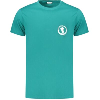 Bikkembergs, Herren, Shirts, Green Cotton T-Shirt, Grün, (XL) Bikkembergs, Herren, Shirts, Green Cotton T-Shirt, Grün, (XL)