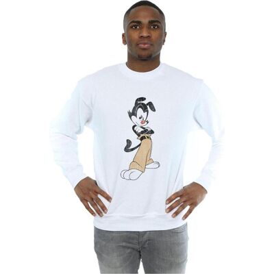 Universal Textiles, Herren, Pullover, Yakko Classic Pose Sweatshirt, Weiss, (M) Universal Textiles, Herren, Pullover, Yakko Classic Pose Sweatshirt, Weiss, (M)