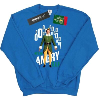 Elf, Herren, Pullover, Angry Sweatshirt, Blau, (3XL) Elf, Herren, Pullover, Angry Sweatshirt, Blau, (3XL)