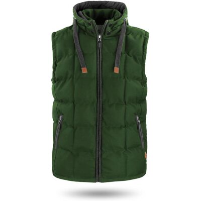 Normani, Herren, Westen, Herren Winter-Steppweste Tropez, Grün, (M) Normani, Herren, Westen, Herren Winter-Steppweste Tropez, Grün, (M)