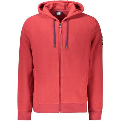 Norway 1963, Herren, Pullover, Red Polyester Men's Hooded Sweatshirt, Rot, (S) Norway 1963, Herren, Pullover, Red Polyester Men's Hooded Sweatshirt, Rot, (S)