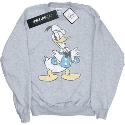 Disney Herren, Pullover, Donald Duck Posing Sweatshirt, Grau, (S) Disney Herren, Pullover, Donald Duck Posing Sweatshirt, Grau, (S)