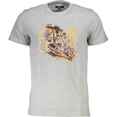 Cavalli Class, Herren, Shirts, Brown Cotton Men T-Shirt, Braun, (L) Cavalli Class, Herren, Shirts, Brown Cotton Men T-Shirt, Braun, (L)