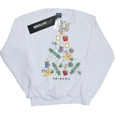 Friends, Herren, Pullover, Christmas Tree Sweatshirt, Weiss, (3XL) Friends, Herren, Pullover, Christmas Tree Sweatshirt, Weiss, (3XL)