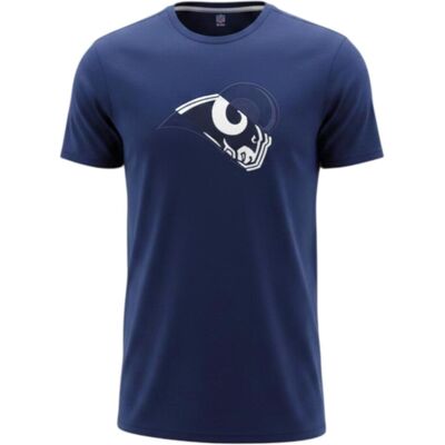 Fanatics, Herren, Shirts, NFL Los Angeles Rams Logo T-Shirt 2019MNVY1OSLAR, Blau, (M) Fanatics, Herren, Shirts, NFL Los Angeles Rams Logo T-Shirt 2019MNVY1OSLAR, Blau, (M)