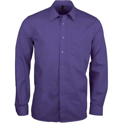 Kariban, Herren, Hemden, langarmhemd jofrey, Violett, (4XL) Kariban, Herren, Hemden, langarmhemd jofrey, Violett, (4XL)