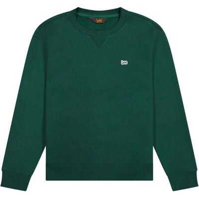 Lee, Herren, Pullover, Sweatshirt Patch Crew Sws, Grün, (XL) Lee, Herren, Pullover, Sweatshirt Patch Crew Sws, Grün, (XL)