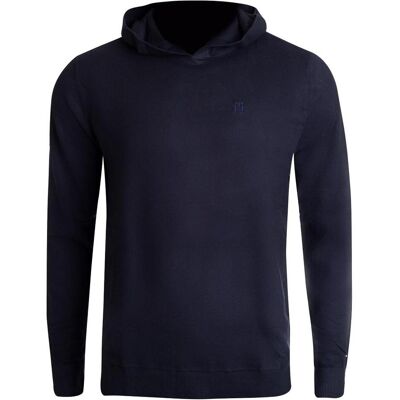 Tommy Hilfiger Herren, Pullover, Oh Hoodie Strick Um0um02628 DW5 L, Blau, (L) Tommy Hilfiger Herren, Pullover, Oh Hoodie Strick Um0um02628 DW5 L, Blau, (L)