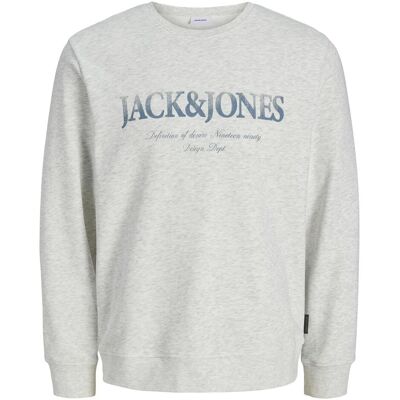 Jack & Jones, Herren, Pullover, Sweatshirt Sweatshirt, Weiss, (M) Jack & Jones, Herren, Pullover, Sweatshirt Sweatshirt, Weiss, (M)