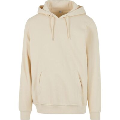 Build Your Brand Heavy Hoody - Unisex Beige 4XL Build Your Brand Heavy Hoody - Unisex Beige 4XL